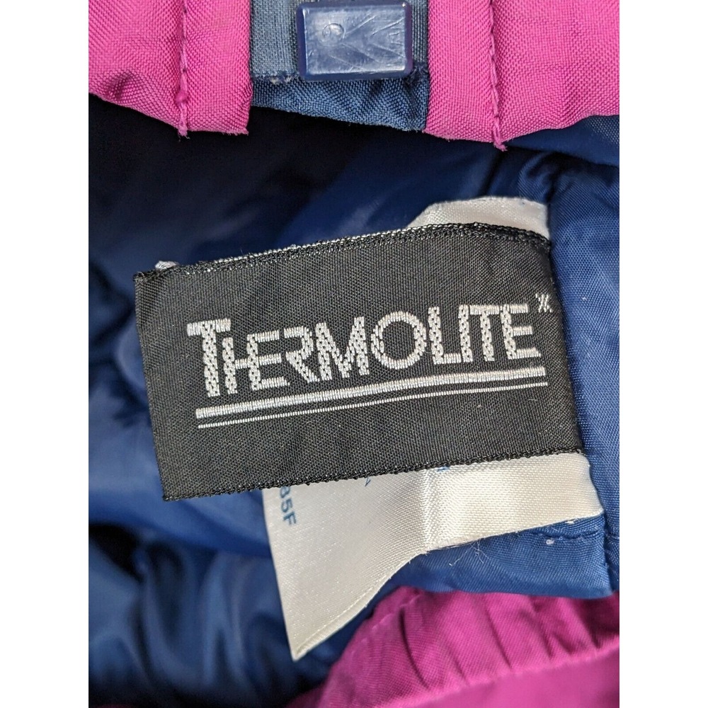 North Face Fall Line Womens Coat Size M Gore Tex Thermolite Polyester Purple - Picture 5 of 16